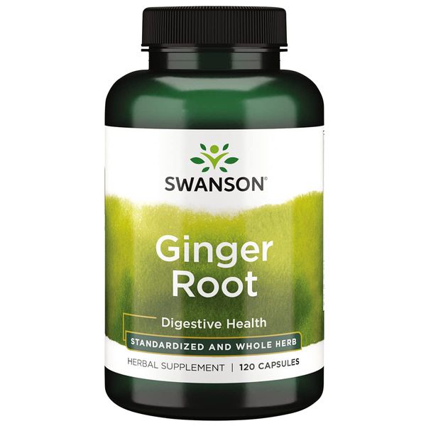 Swanson Ginger Root (Standardized) 250 Milligrams 120 Capsules