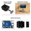 Waveshare Mini Base Board, Mini-WaComputer Designed for Raspberry Pi Compute Module 5 (NOT Included), Including Metal Case and Power Supply