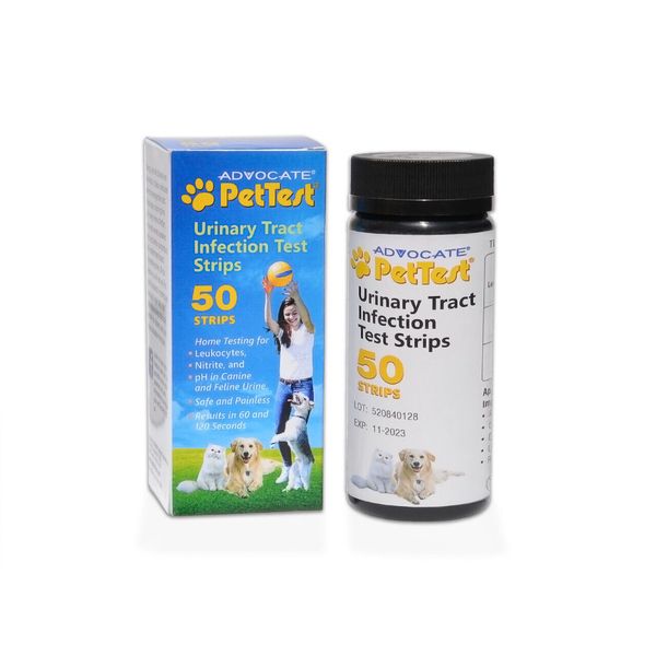 PetTest Urinary Tract Infection Test Strips for Cats & Dogs 50ct