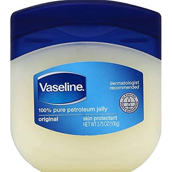 Vaseline Petroleum Jelly For Dry Cracked Skin and Eczema Relief Original 3.75 oz