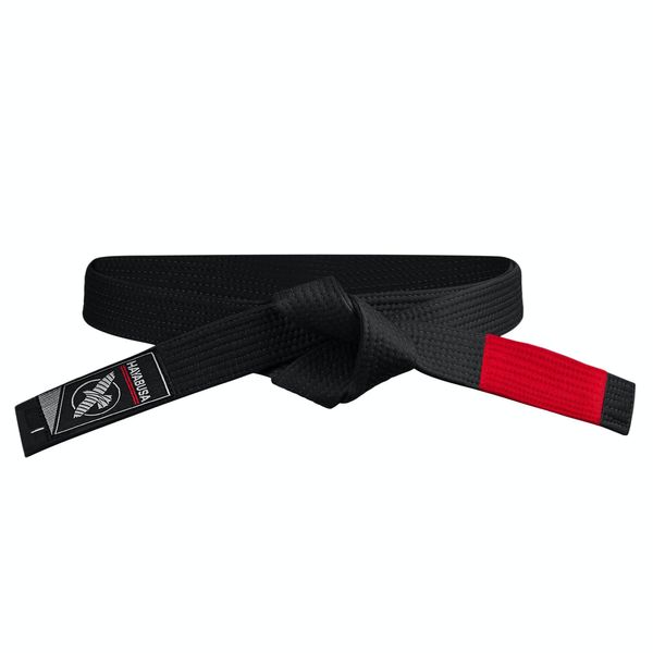 Hayabusa 2.0 Adult BJJ Belt - Premium Quality, IBJJF Compliant, Reinforced Double Stitching - Black, A2