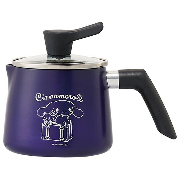 Skater ANMP1-A Multi-Pot, 3.3 gal (1.3 L) for Gas Fire, 7 in 1 Unit, All-Purpose Pot, Rice Cooker, Milk Pan, Fryer, Single Handed Pot, Cinnamoroll, Sanrio