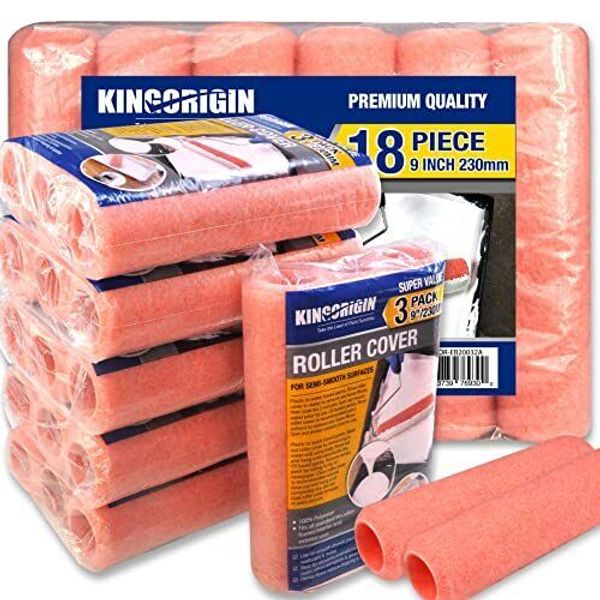 KINGORIGIN Brand 18 Piece,Paint Roller,Paint Rollers,Paint Roller 18pack