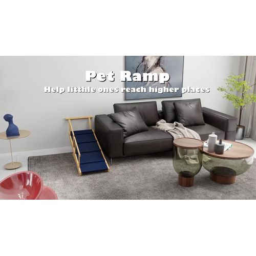 Dog Ramp, Adjustable Foldable Pet Ramp for Small to Large Dogs