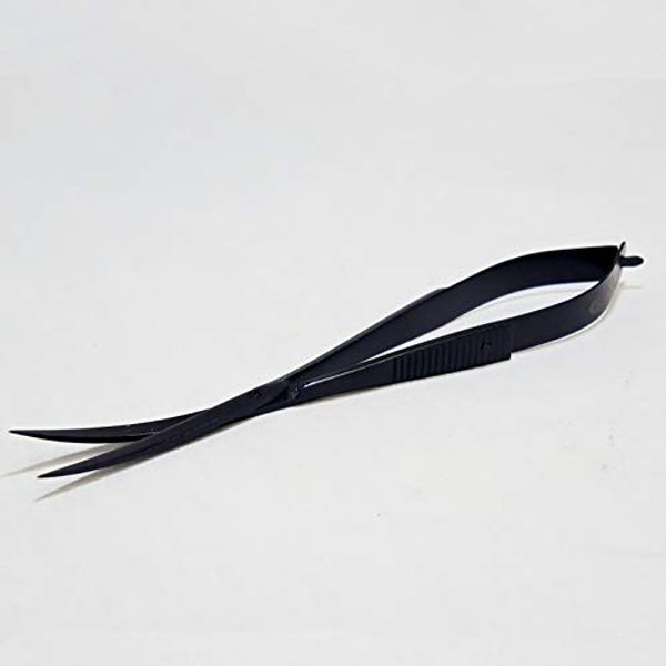 Moss Interior Coquerium Gardening Scissors Terrarium Aquarium Trimming Scissors Black