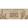 Handmade Soap: Chocolate, Parsley & Kojic Acid  4.5-5oz