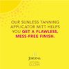 Jergens Natural Glow Body Applicator Mitt, Flawless, Streak-free Tanning Blender Glove, Reusable Tanning Mitt Protects Hands, Deep