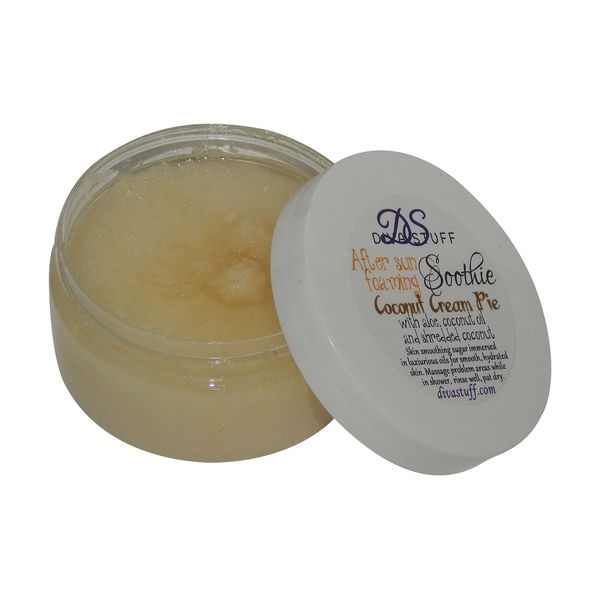 Coconut Cream Pie After Sun Foaming Sugar Scrub,By Diva Stuff