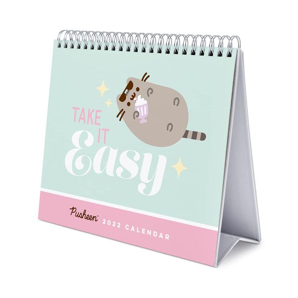 Grupo Erik Official Pusheen Calendar 2022 - Desktop Calendar 2022 Pusheen Desk Calendar 2022-12 Month 2022 Planner, CS22005