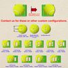 Off The Wall Plates - Tennis Ball Decorative Acrylic Electrical Cover - Single Light Switch