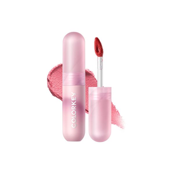 COLORKEY P102 P102 P102 Moose Mud Lip (P102 3° Wind), Detailed & Highly Colored Moose Mud, Lip Tint Mat, High Color, Waterproof, Lipstick, Moisturizing Power, Long Lasting Color, Moisturizing and