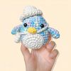 MYHUONGVN Penguin Blue Beginner's Crochet Kit – Includes Step-by-Step Video Tutorials