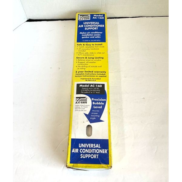 A/C Safe Model AC-160 Universal Air  Conditioner Support NEW!