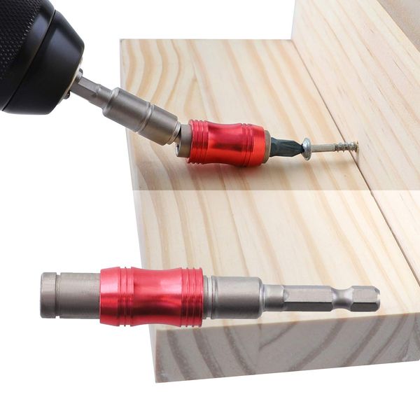 Magnetspindel Bohrspitze, Sechskantschaft Magnetverlängerungs-Bithalter mit 20 ° Schwenkmodus, 1/4" Magnetischer Schwenkbarer Bitspitzenhalter, Magnetic Pivot Drill Bit Holder Schraubenwerkzeug