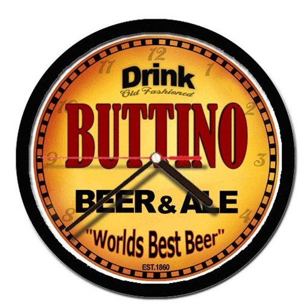 BUTTINO beer and ale cerveza wall clock