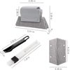 Window Groove Cleaning Brush, Magic Window Track Cleaner Tool Set, 3 Groove Gap