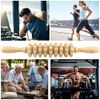 Wood Massager Roller Handheld Massage Trigger Point Muscle Release Roller Stick Massager