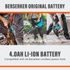 Berserker 20V 4.0Ah Lithium-Ion Battery, Compatible 20V Cordless Power Tools Only