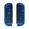 eXtremeRate Transparent Clear Blue Joy con Handheld Controller Housing (D-Pad Version) with Full Set Buttons, DIY Replacement Shell Case for Nintendo Switch Joycon & Switch OLED Joy con