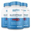 Glucotrust Capsules Max +, Glucotrust Max+ Maximum Edge Supplement (3 Pack)