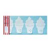 Medetaya Soft Ice Cream Memo Dissolves in Water