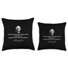 Led By A Lion George Washington Quote Throw Pillow
