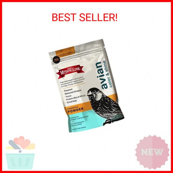 The Missing Link Avian Color & Shine Superfood Supplement Powder for Captive