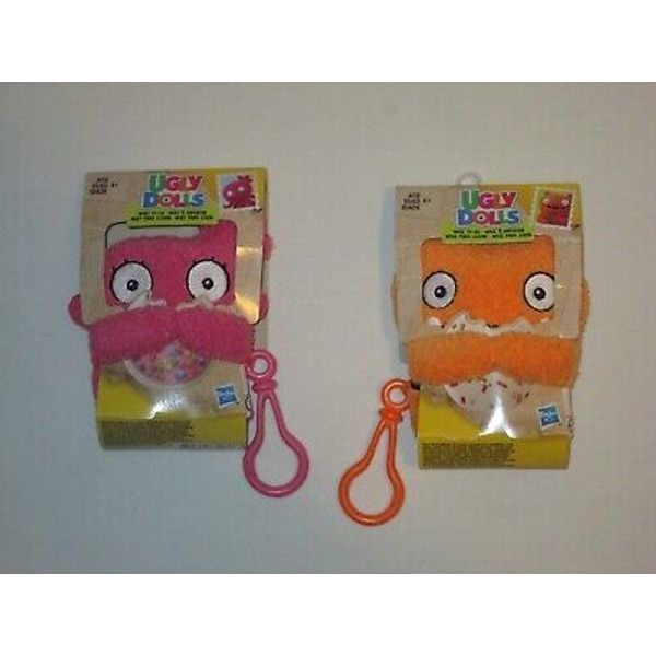 Ugly Dolls To Go Mini Plush Clip Bag clip Lot of 2 Moxy and Wage NEW