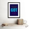 Wee Blue Coo Positivity You Got This Typography Framed Wall Art Print