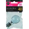 Toshiba Lighting & Technology Mini Krypton Light Bulb E17 40W Shape White