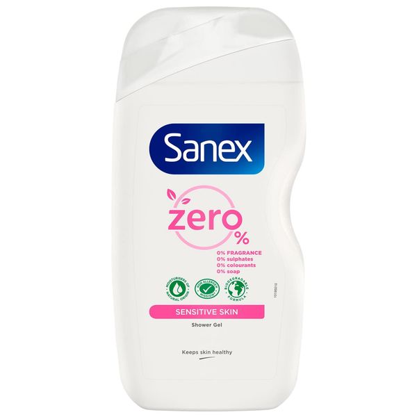 Sanex Zero Percentage Sensitive Skin Shower Gel, 450ml