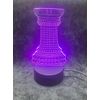 The Rook - Multi Changing Color 6 1/2 Inch High - Chess Night Light