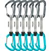 EDELRID Express Set Pure Wire Set Six Pack, Slate Icemint