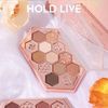 SNS Eyeshadow Cute Honeycomb 12 Colors Makeup Palette, Eye Shadow Palette, Honey Sugar Brown Powder, Eyeshadow, Ins, Eyeshadow Brush, Dual-Use, Waterproof, Sweatproof, Highly Colorful, Lasting Eye Shadow, 0.4 oz (10.8 g) (601# Pink Brown)