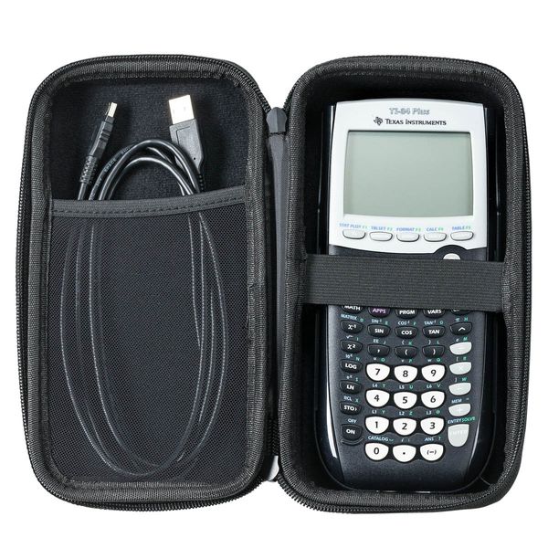 Caseling for Graphing Calculator Hard Carrying Travel Storage Case Bag - Black