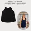 Mastec Snap Tank w Pockets (Black, XL)