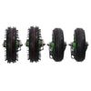 8 inch Heavy Duty Industrial Rubber Caster Wheels,4 Pack Rubber Inflatable