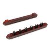 Snooker Pool Cue Rack with Clips - Holds 6 Cues - T100