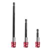 3-Piece Drill Bit Extension Set - 2.4", 4", 6" Long Impact Extensions for Drills and Drivers