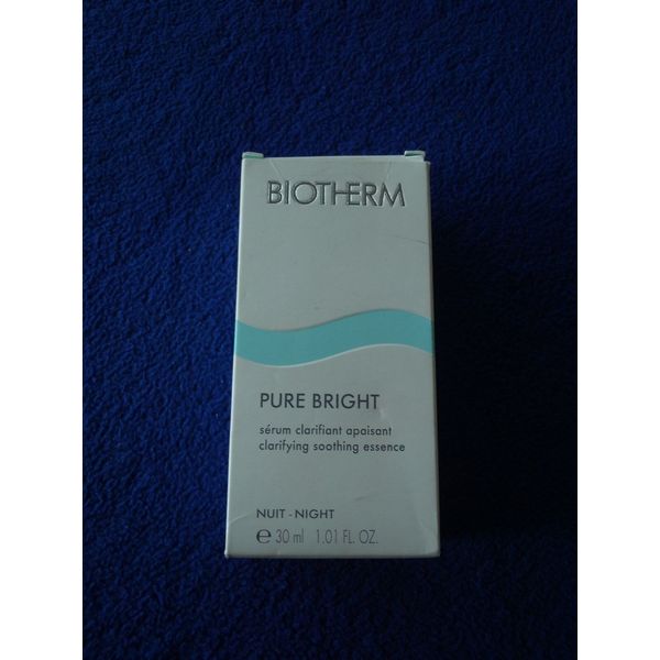 Biotherm Pure Bright Clarifying Soothing Essence Night 1.01 fl. oz. BNIB
