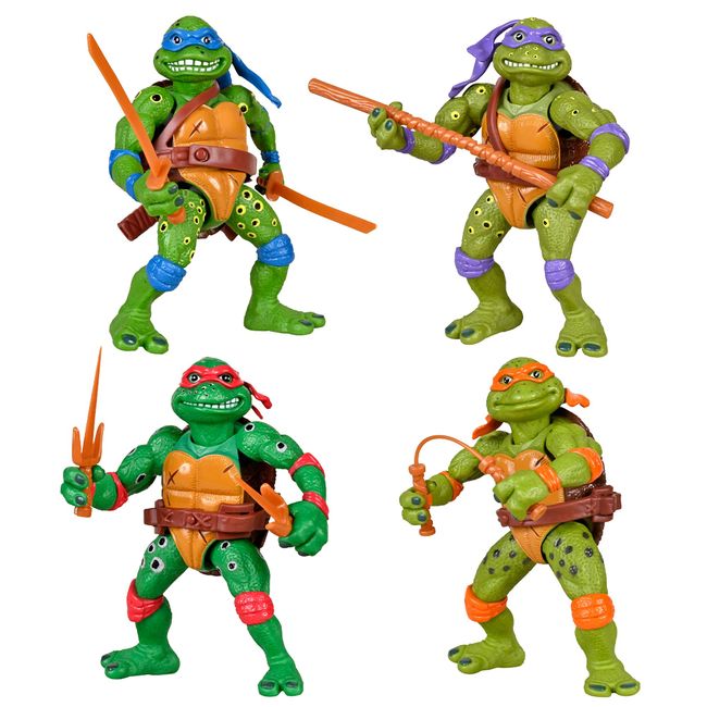 Teenage Mutant Ninja Turtles Micro Mutant TMNT Classic Movie Star Soft Bundle