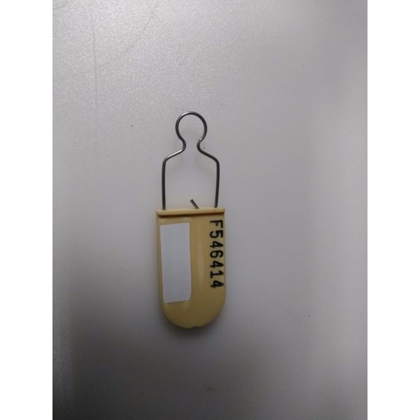 Tamper Evident  CABLE SECURITY TAG 100 count Budco Inc. ST-BEIGE