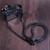 [VKO] Camera Neck Strap Climbing Rope Shoulder Strap Adjustable Length 80-135cm for SLR Mirrorless Compact Camera (Black)