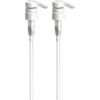 Universal Shampoo and Conditioner Pump for 1L Bottles, 2-Pack, White
