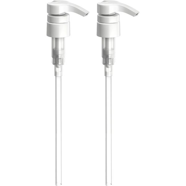 Universal Shampoo and Conditioner Pump for 1L Bottles, 2-Pack, White