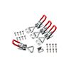 4 Pcs Toggle Clamp Latch, Quick Release Push Pull Toggle Clamp with Mounting Screw, Adjustable Toggle Clamp Latch with Lock Hole for Door Cabinet Box Case