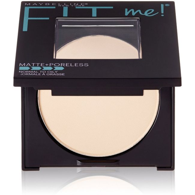 Maybelline New York Fit Me Matte + Poreless Pressed Face Powder Makeup & Setting Powder, Translucent, 1 Count