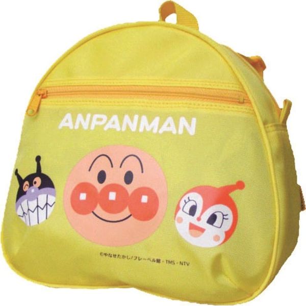 Ito Sangyo Anpanman Yellow D-Bag Made in Japan 9.3 x 8.7 x 3.9 inches (23.5 x 22 x 10 cm), Mini Backpack for Toddlers, Anpanman