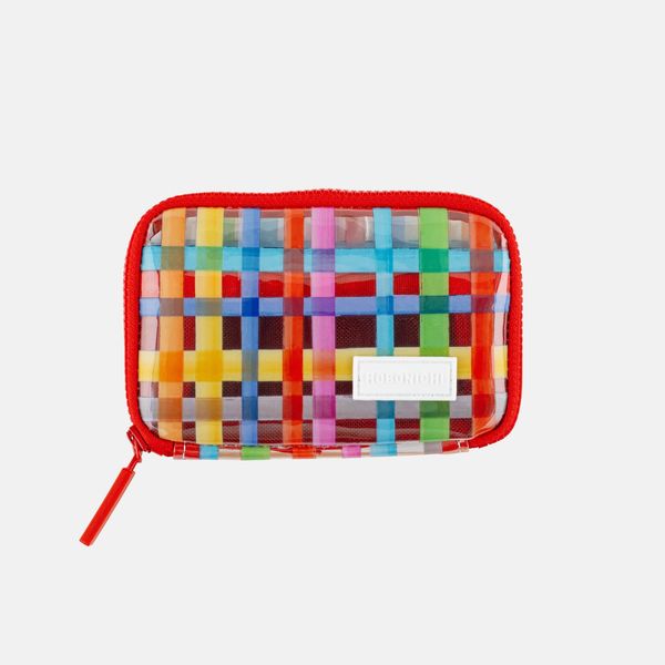 Almost Sunday Exposed Pouch Pocket, Grove Check