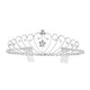 Widmann 03581 – Diadem Tiara in Silber mit Strass, Einheitsgröße